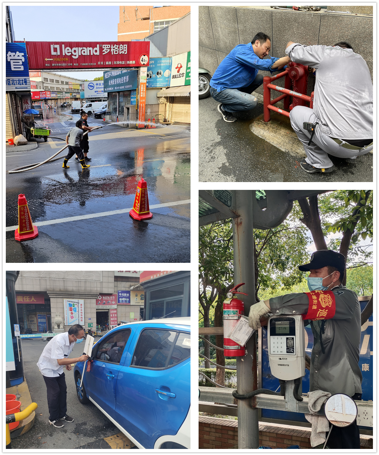 不服“暑”！建華市場勇戰高溫！